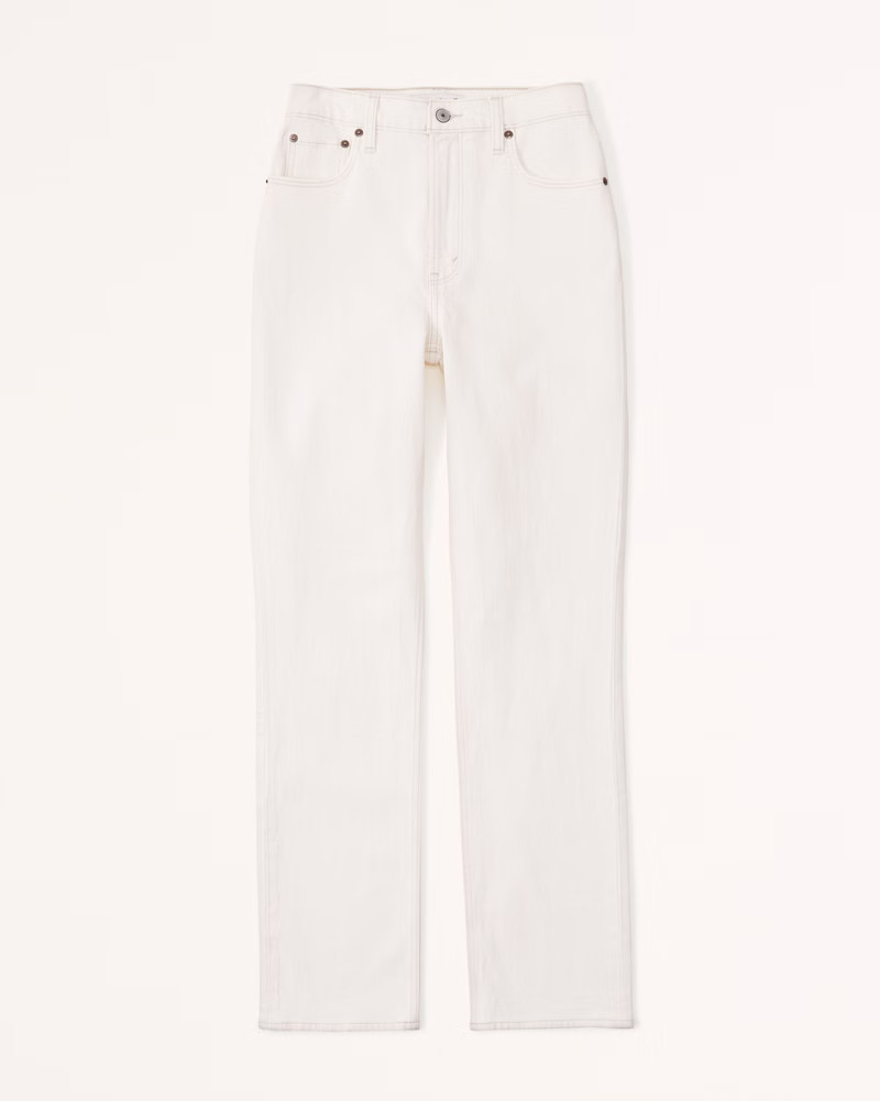 Curve Love Ultra High Rise 90s Straight Jean | Abercrombie & Fitch (US)