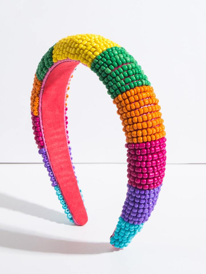 Bead Decor Wide Headband | SHEIN