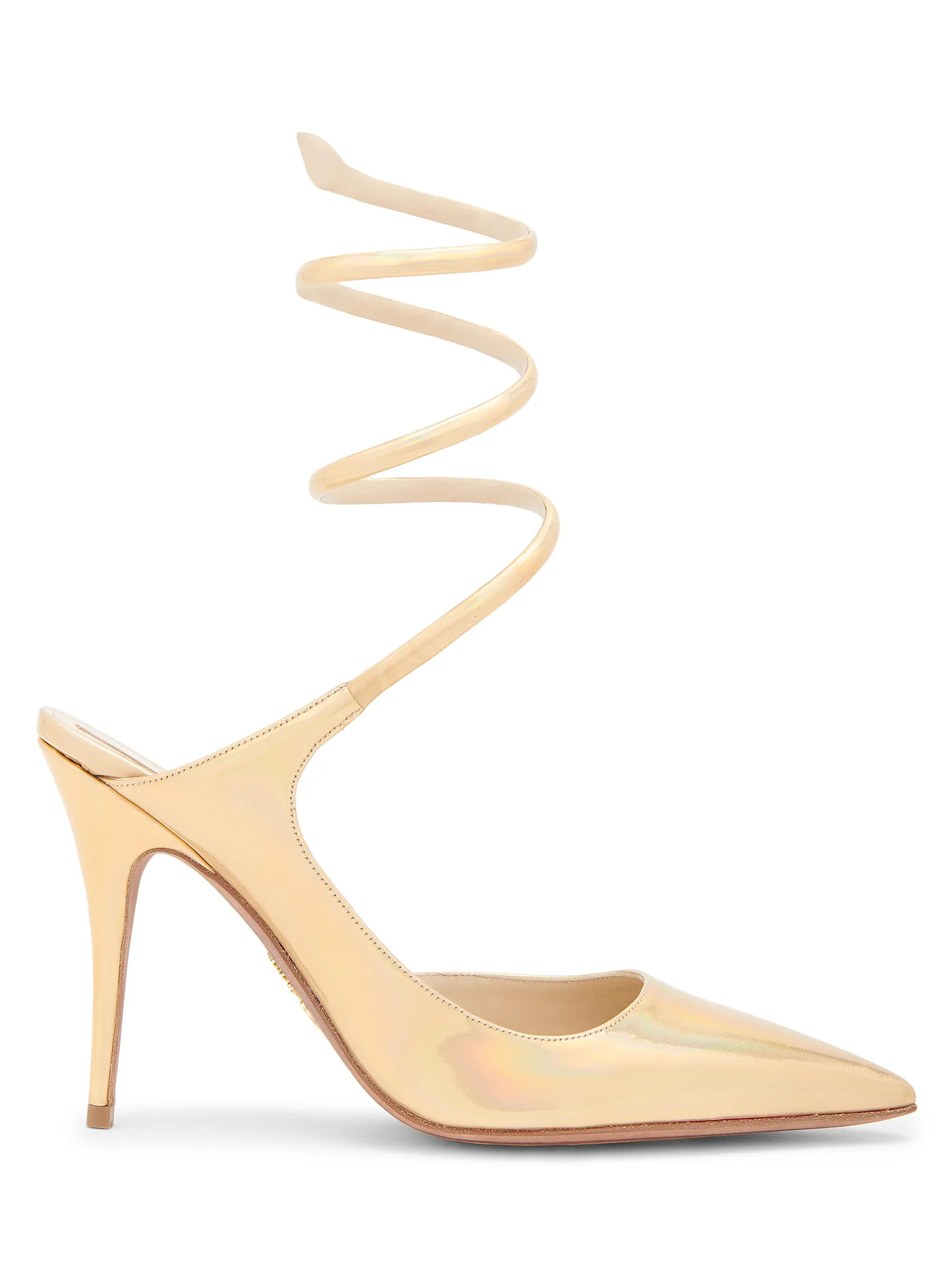 Spiral Wrap 100MM Stiletto Heels | Saks Fifth Avenue