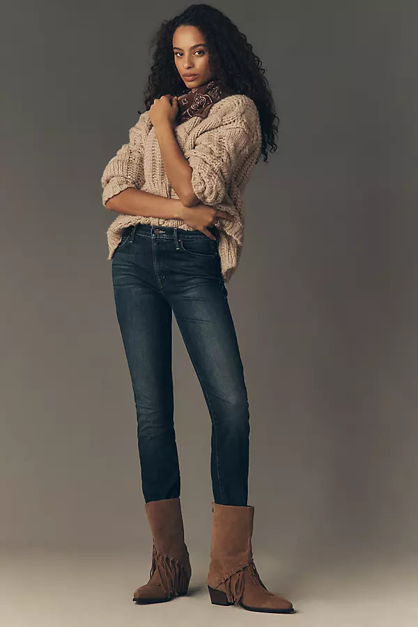 The Rascal Skimp Mid-Rise Straight-Leg Jeans | Anthropologie (US)