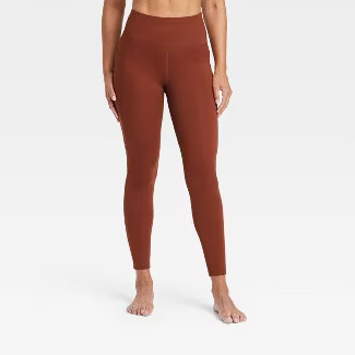 Women's Contour Curvy High-Rise Leggings with Power Waist 24" - All in Motion™ | Target