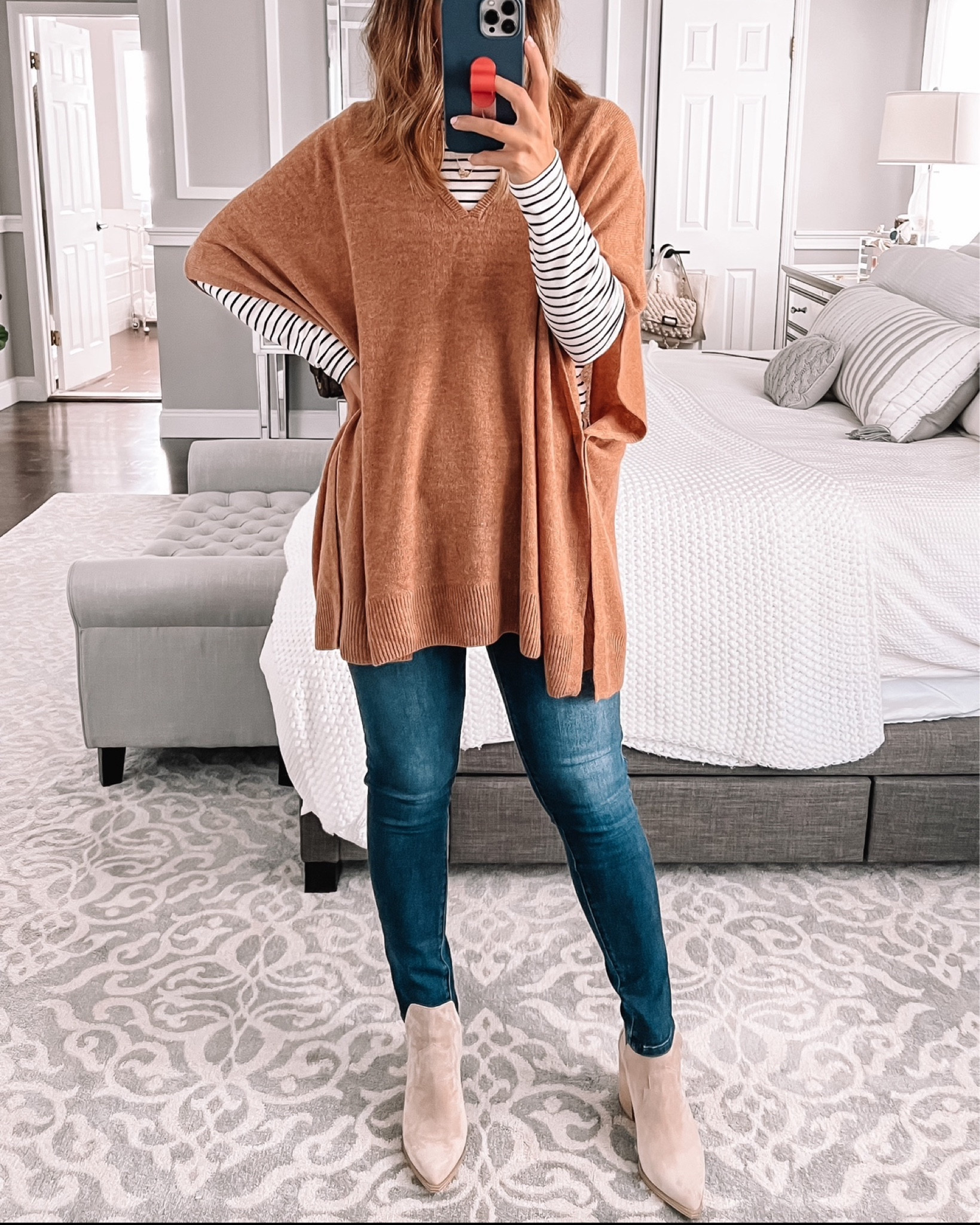 Nsale outfit idea with my favorite cashmere poncho! It’s a fall staple 

#LTKxNSale #LTKSaleAlert #LTKSeasonal