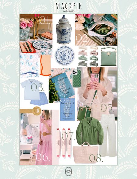 This week’s obsessions. My new naghedi tote, a perfect pink maxi, and a bright and cheerful spring tablescape. 

Spring fashion - spring style 

#LTKSeasonal #LTKbeauty #LTKunder100