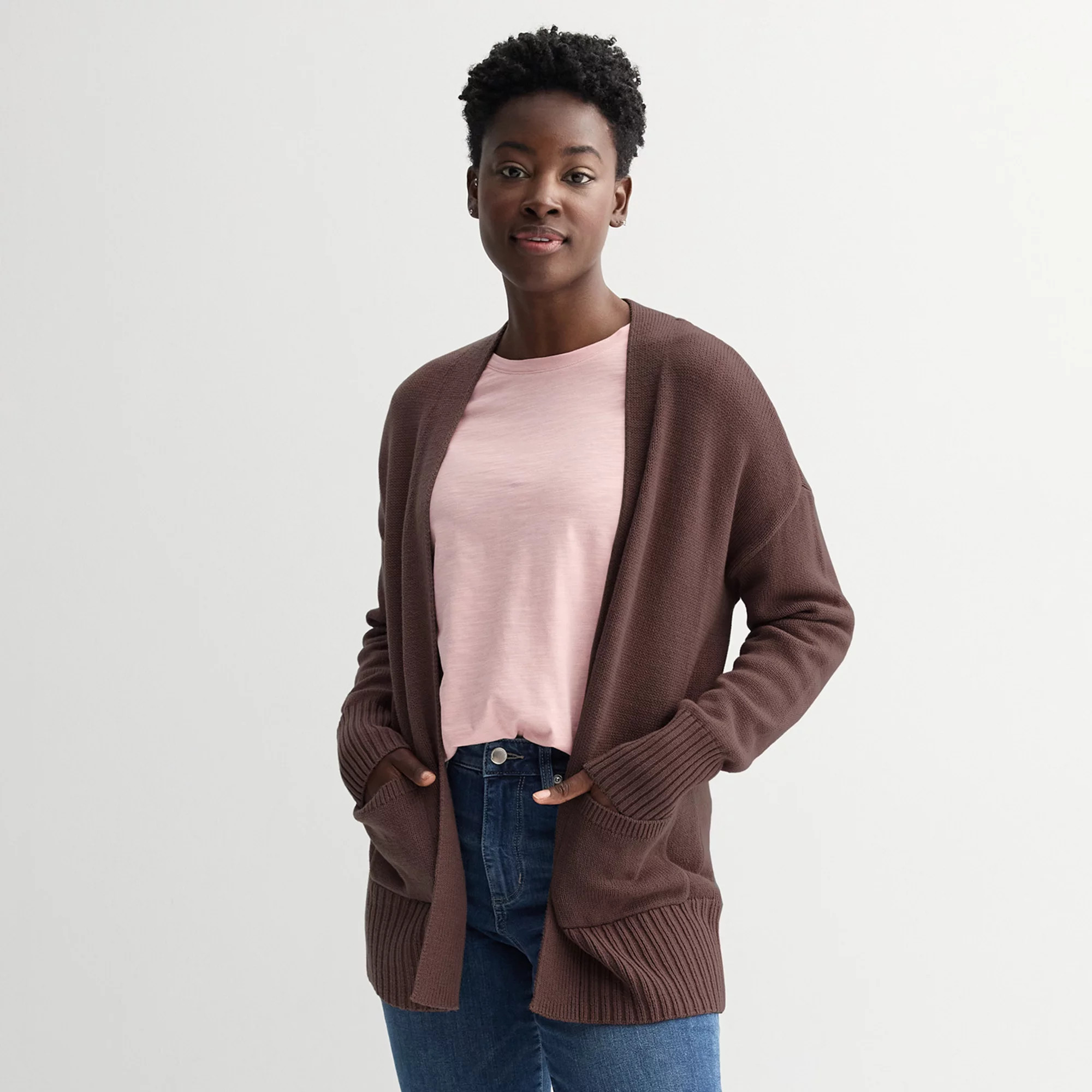 Women's Sonoma Goods For Life® Open Front Longline Cardigan | Kohl's