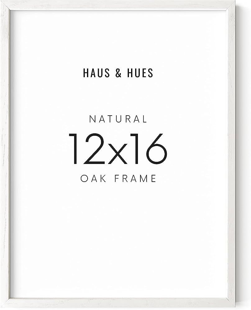 HAUS AND HUES 12x16 White Picture Frames - Set of 1 12x16 Picture Frame White Photo Frame 12x16, ... | Amazon (US)