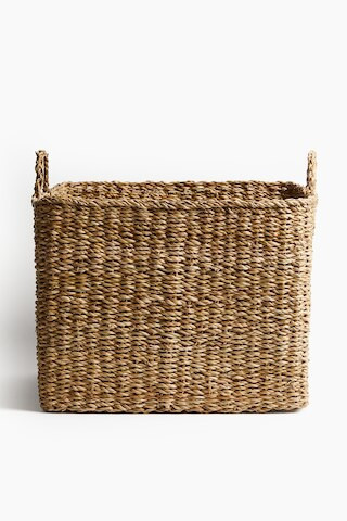 H & M - Extra-Large Seagrass Storage Basket - Beige | H&M (US + CA)