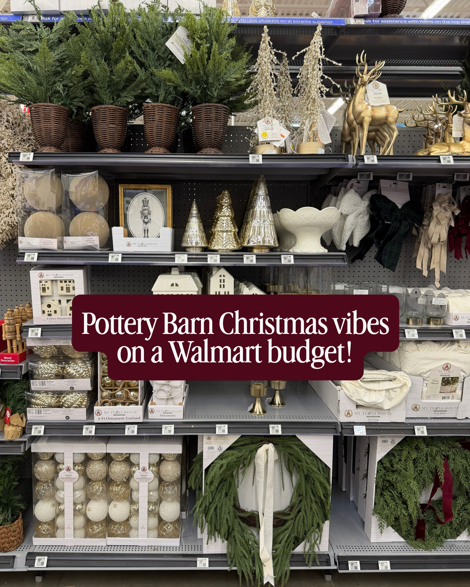 ♥️ Is it Pottery Barn or is it Walmart? New holiday and Christmas dropped at my local Walmart and I had to go in and see these for myself. The quality and prices are 10 out of 10. So much I want to buy, the good stuff usually sells out fast. 😅

#walmartunder25 #walmartchristmas #boujeeonabudget

#LTKHome #LTKSeasonal