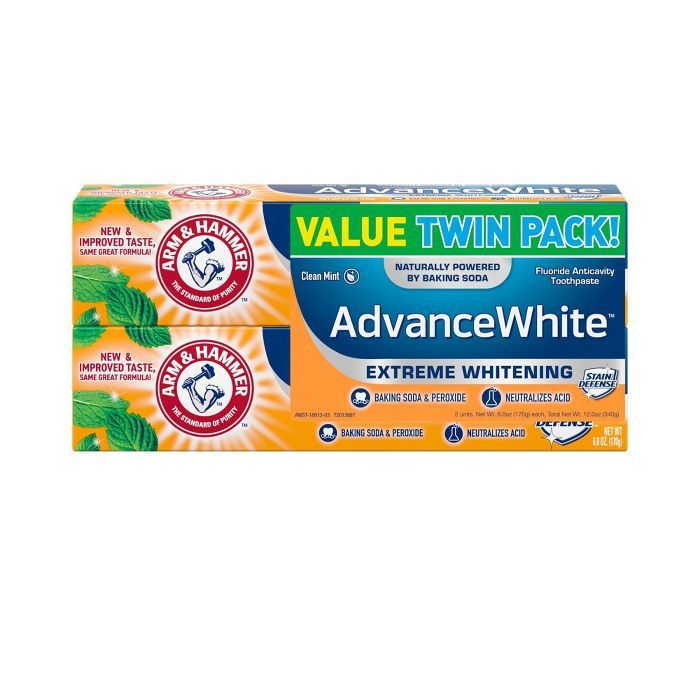 Arm & Hammer Advance White Extreme Whitening Baking Soda & Peroxide Toothpaste | Target