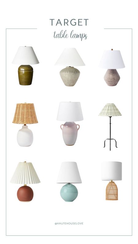 Table lamps, all from Target!



Home decor, home lighting, table lamps, accent lamps, mini lamps, Target home

#LTKStyleTip #LTKHome