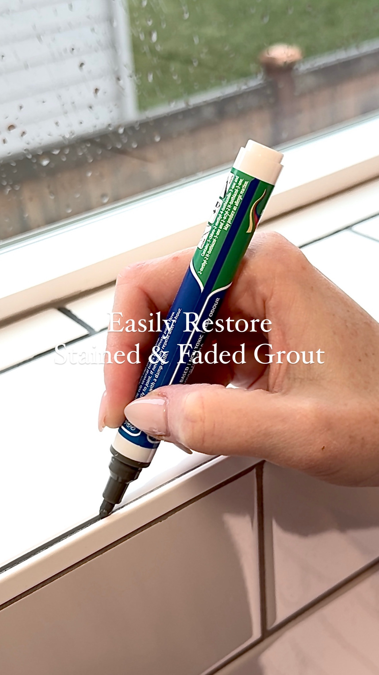 Use this pen to paint and recolor your grout for a “like new” appearance!

#LTKWatchNow #LTKMostLoved #LTKHome