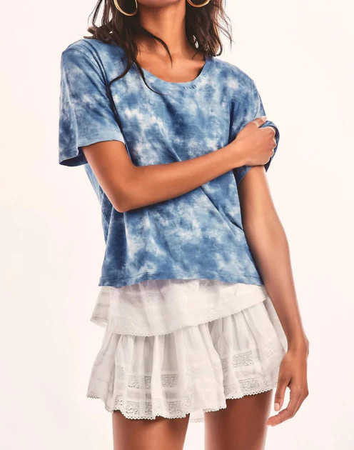 Calix Tee In Indigo | Shop Simon