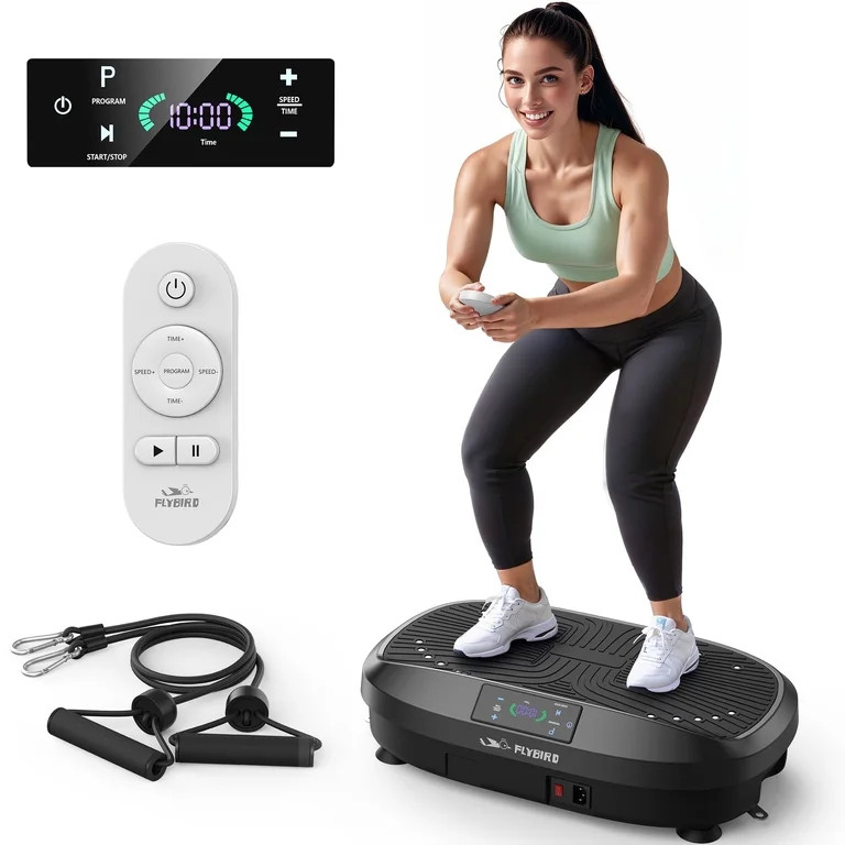 FLYBIRD Vibration Plate Exercise Machine, Lymphatic Drainage Machine, Whole Body Workout Vibratio... | Walmart (US)