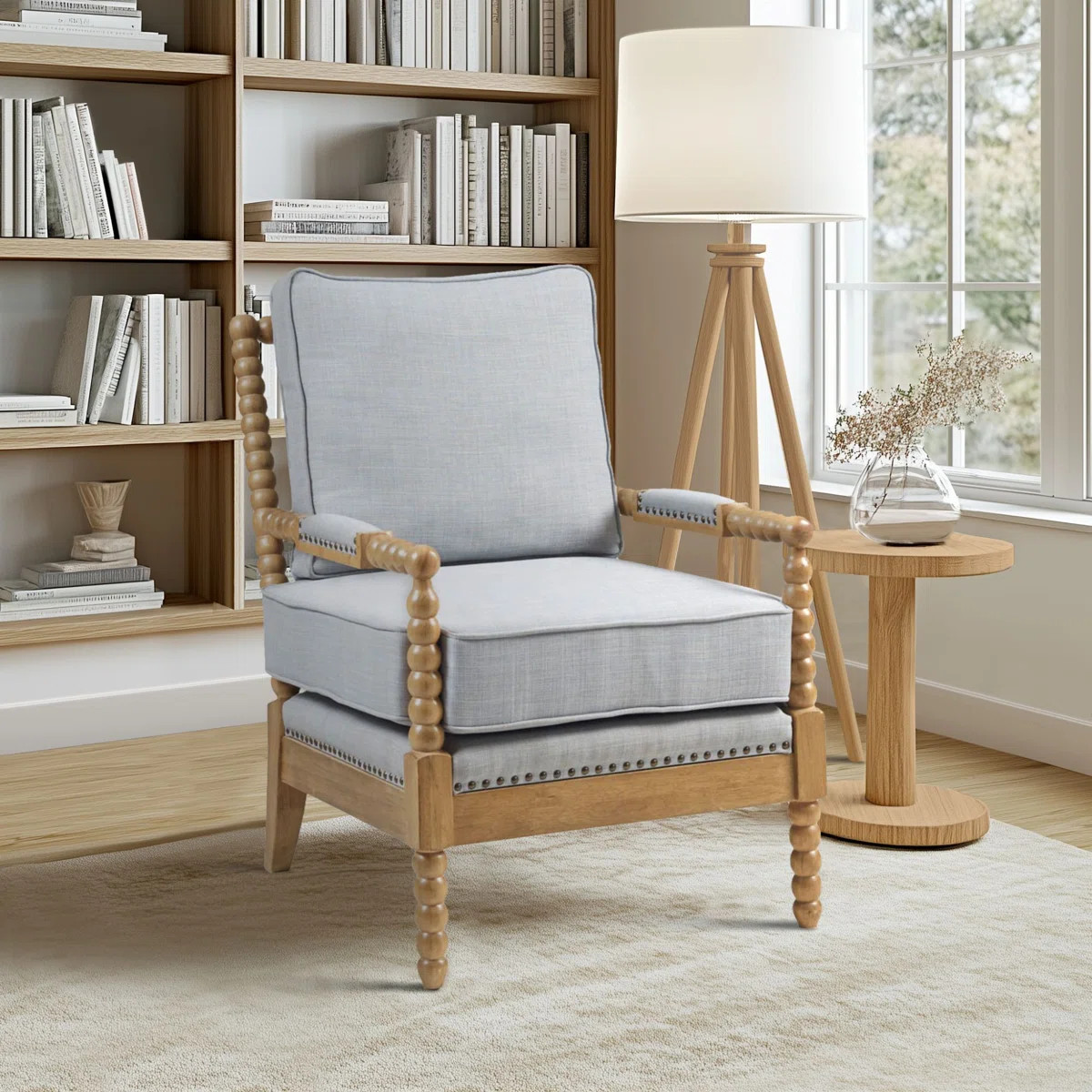 Donohue Elegant Nailhead Trim Armchair | Wayfair North America