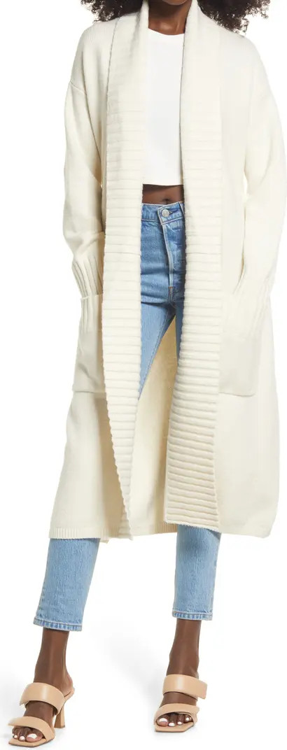 Belted Long Cardigan | Nordstrom