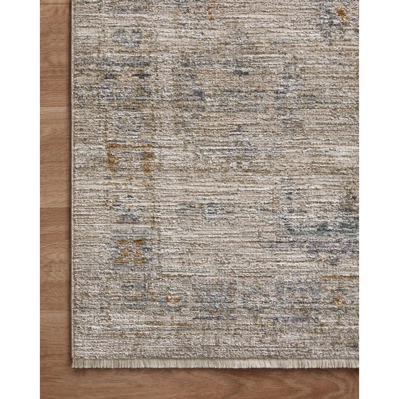 Katherine Polyester Area Rug in Beige | Wayfair North America