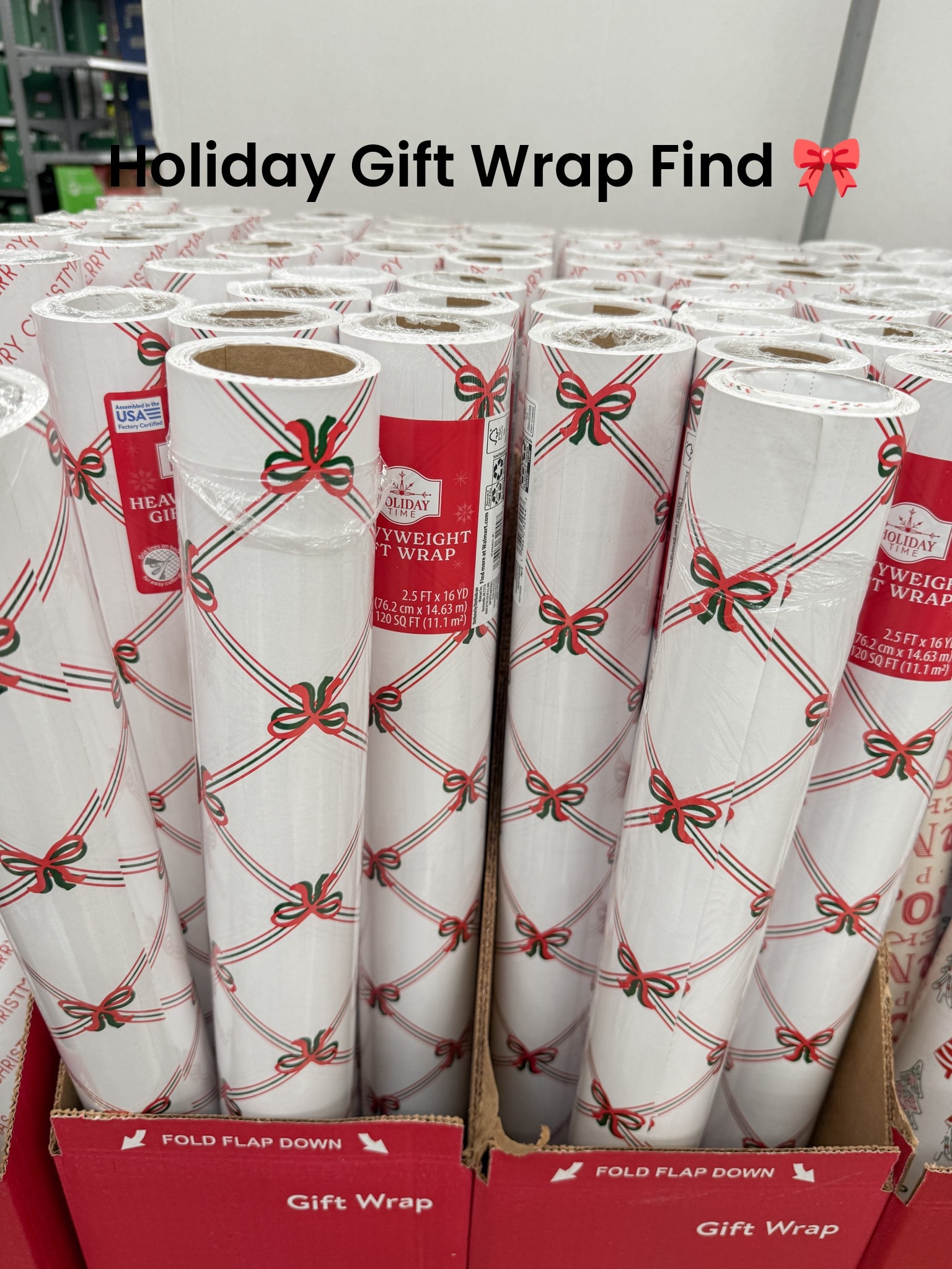 The cutest holiday wrapping paper find! 🎀🎄
This white-and-red bow print is so classic, and the quality is heavyweight so it won’t tear while you’re wrapping. Perfect for making all your gifts look pulled together under the tree. Linking it on LTK for anyone who loves pretty packaging as much as I do! ✨

#HolidayGiftWrap #WrappingPaperFinds #HolidayTime #ChristmasPrep #GiftWrappingIdeas #HolidayAesthetic #ChristmasInspo #SeasonalStyle #HolidayFavorites 

#LTKHoliday #LTKSeasonal