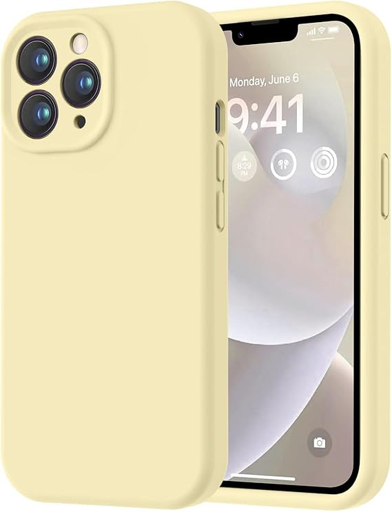 LOVE 3000 Designed for iPhone 13 Pro Max Case, Premium Silicone with [Soft Anti-Scratch Microfibe... | Amazon (US)