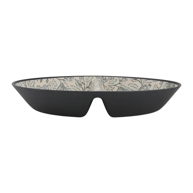 Better Homes & Gardens Bamboo Melamine Divided Serve Bowl, Floral | Walmart (US)