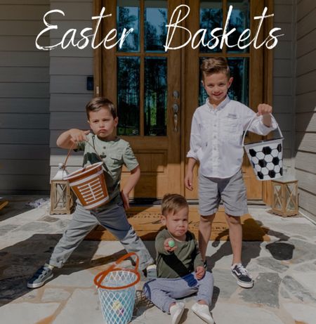 Sports themed Easter baskets for the boys 
🐣🏈🧺⚽️🪺🏀

#LTKfamily #LTKkids #LTKGiftGuide