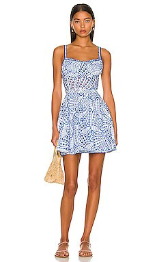 Charo Ruiz Ibiza Nina Mini Dress in Blue from Revolve.com | Revolve Clothing (Global)