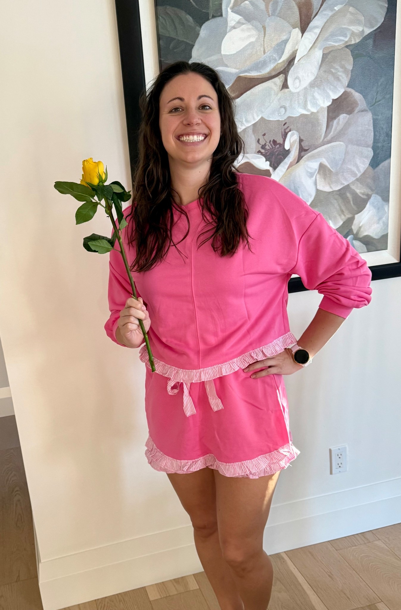 Loving my newest set from Amazon! The truffles are so cute and I love that the shorts have a little skirt front too!  Grab yours now in a color of your choice! 

#LTKgrwm #LTKSeasonal #LTKootd