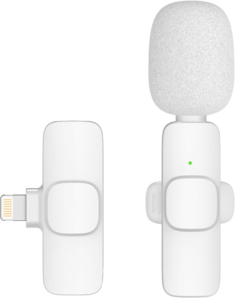 Wireless Lavalier Microphone for iPhone iPad, Mini Lapel Wireless Microphone for Video Recording,... | Amazon (US)
