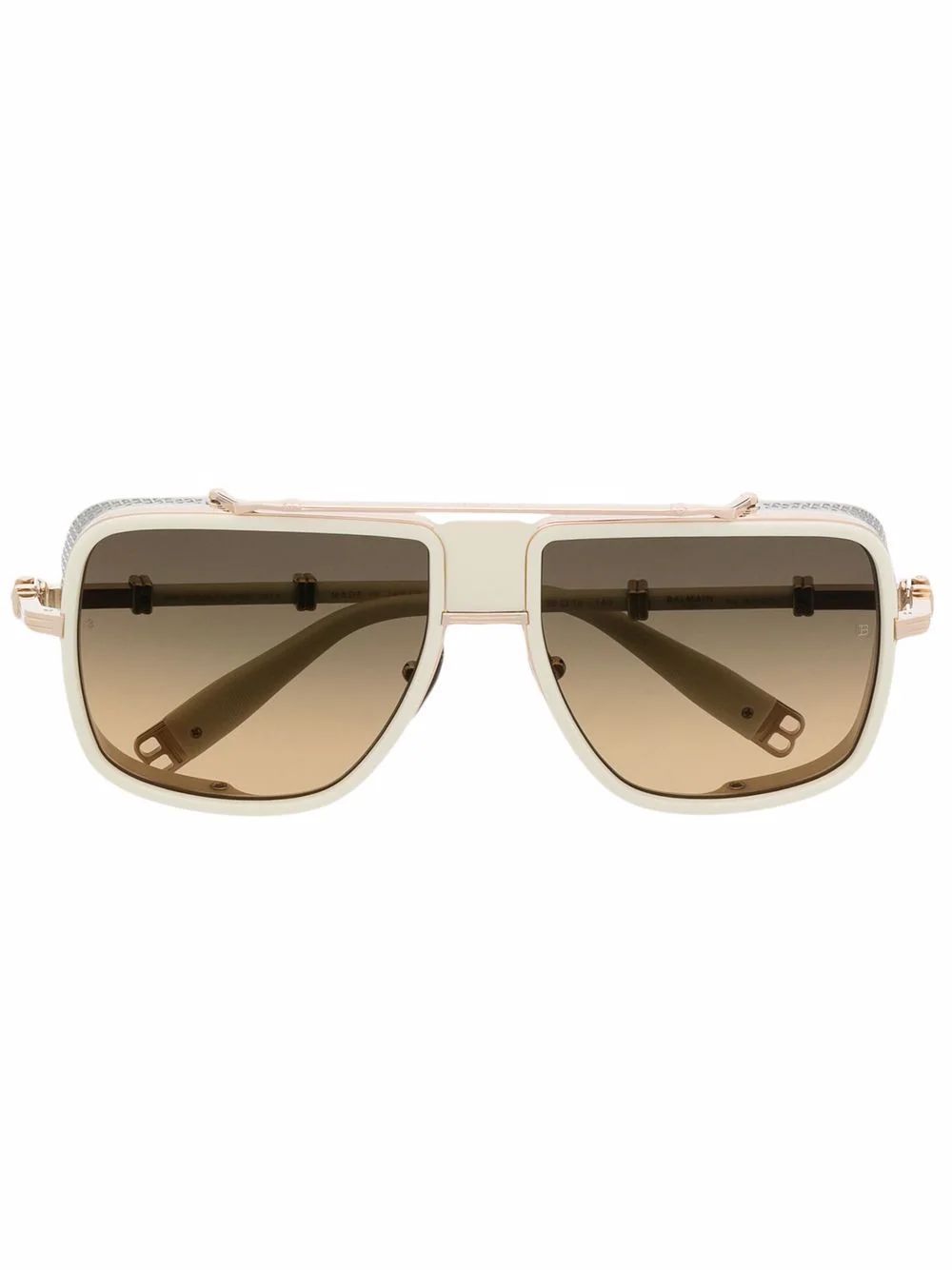 Balmain Eyewear O.R. square-frame Sunglasses  - Farfetch | Farfetch Global
