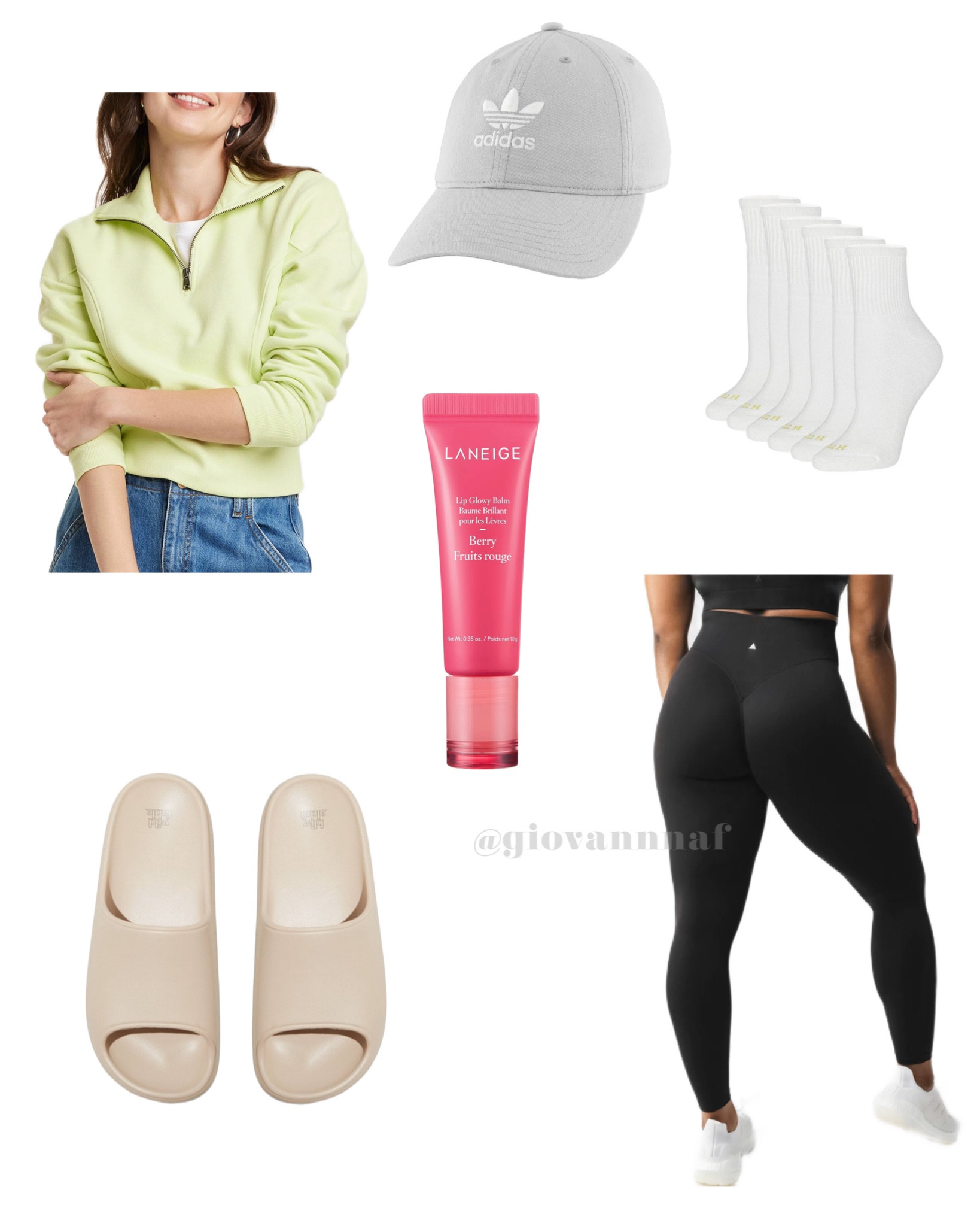Casual gym / on the go outfit for early fall 🤍 Quarter zip is a size medium (size up if you don’t want it super cropped), leggings are a size small, and I linked a similar pair of slides

#LTKstyletip #LTKSeasonal #LTKfitness