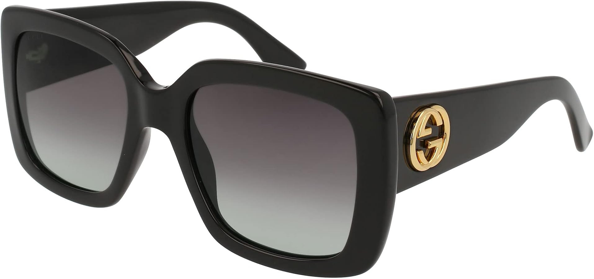 Gucci Gradient Grey Square Ladies Sunglasses GG0141SN 001 53 | Amazon (US)