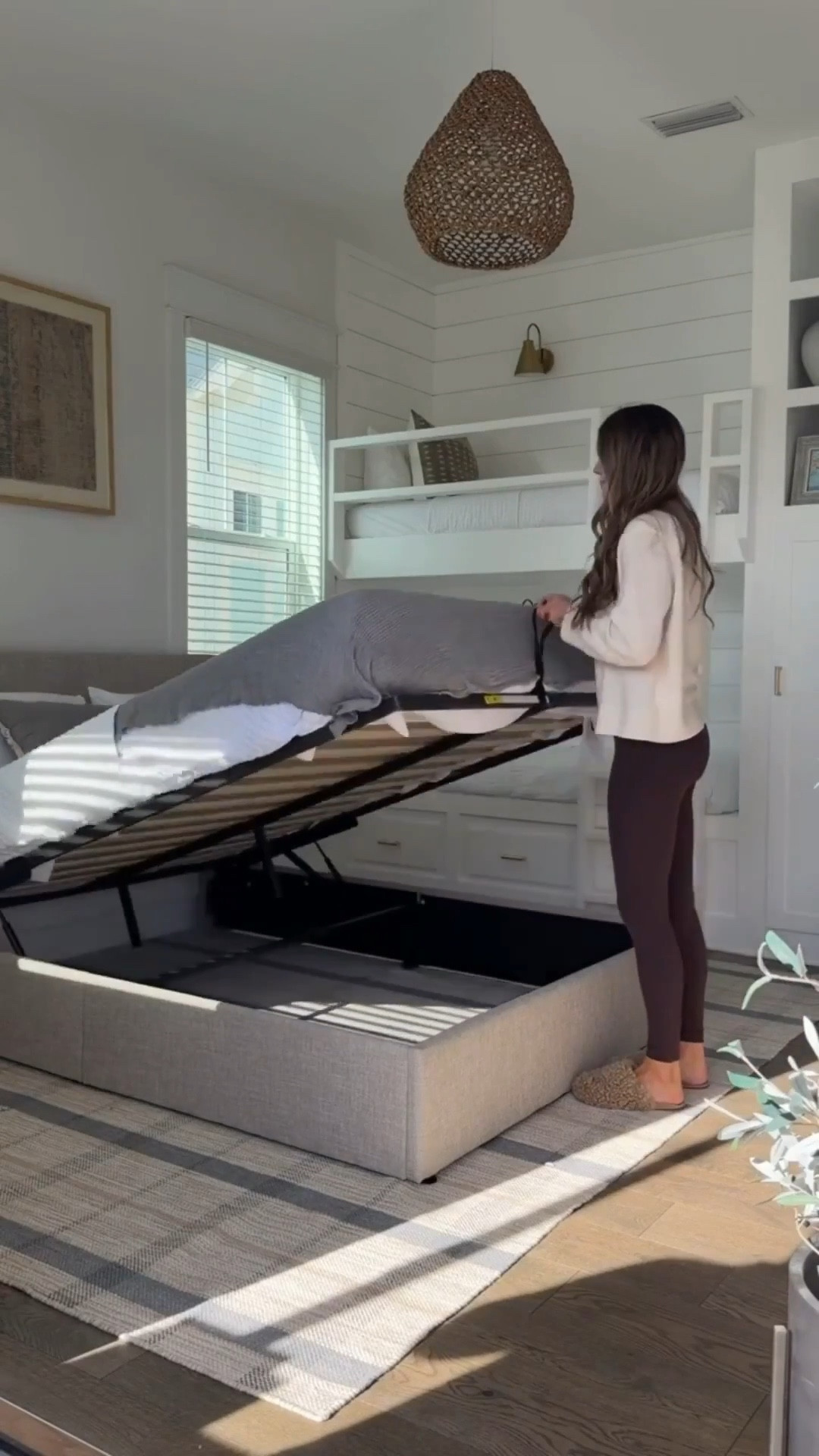 How cool is this bed frame! It’s a lift up hydraulic bed with a beautiful modern wingback headboard. You don’t need a box spring, and if you’re in need of extra storage space then it’s perfect!! 

#LTKSaleAlert #LTKHome