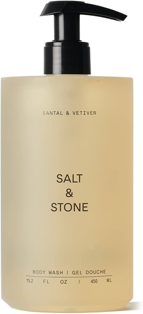 Salt & Stone Antioxidant-Rich Body Wash | Cleanse, Nourish & Soften Skin with Niacinamide & Hyalu... | Amazon (US)