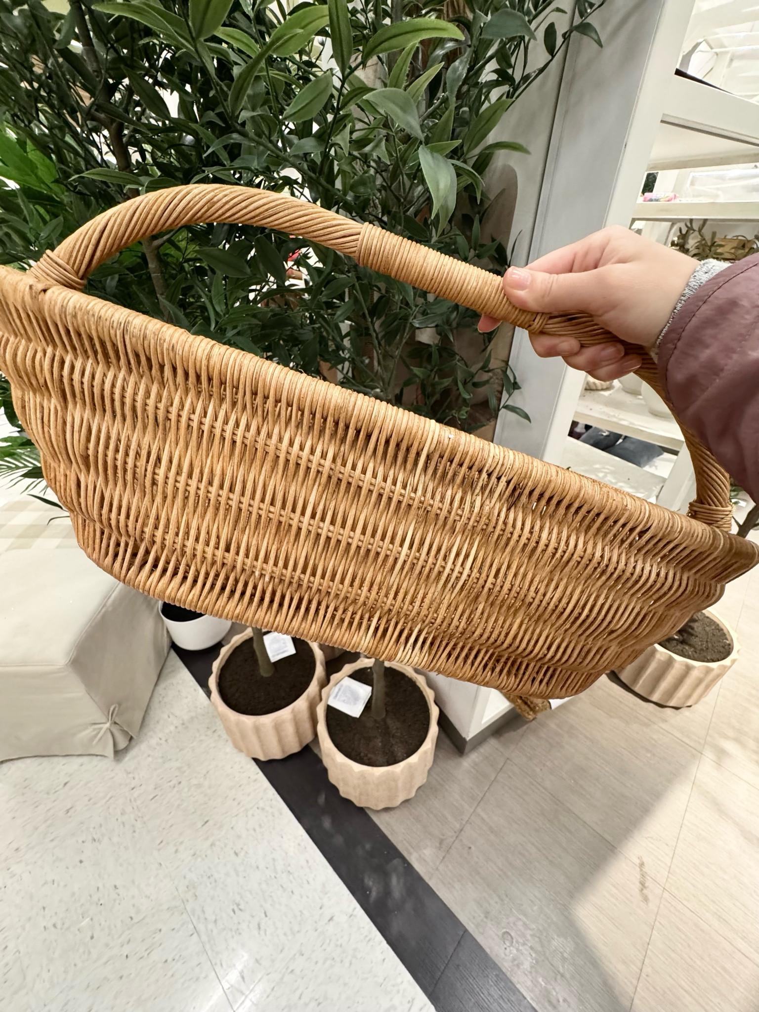 Love love love the shape of this basket. Perfect for a narrow console table! 

#LTKSeasonal #LTKHome #LTKFindsUnder50