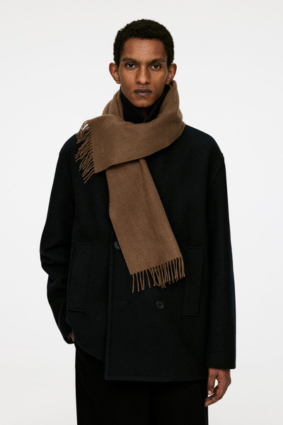 Wollschal – Dunkelbeige – Men – ARKET AT | Arket EU