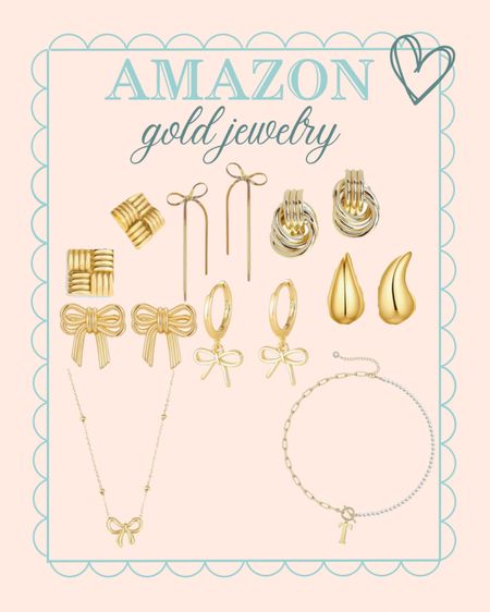 Favorite Amazon gold jewelry picks! Gold bow jewelry 

#LTKstyletip #LTKGiftGuide #LTKfindsunder50