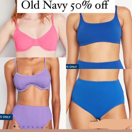 Old navy  50% off swim,  bikini, swimsuit, bathing suit, beach, vacation 


#LTKSwim #LTKFindsUnder50 #LTKSaleAlert
