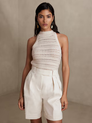 Tamra Cotton Sweater Tank | Banana Republic (US)