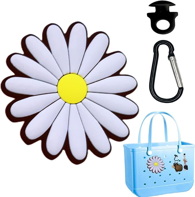 Lovyit Insert Charms for Bogg Bag Accessories + 1pcs Bogg Carabiner Keys Holder Alphabet Letters ... | Amazon (US)