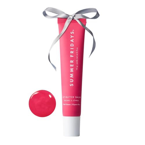 Summer Fridays Tinted Lip Butter Balm - Conditioning Vegan Lip Balm for Instant Moisture, Shine & Hydration - Sheer-Tinted, Soothing Skincare - Pink Guava (.5 Oz) | Amazon (US)