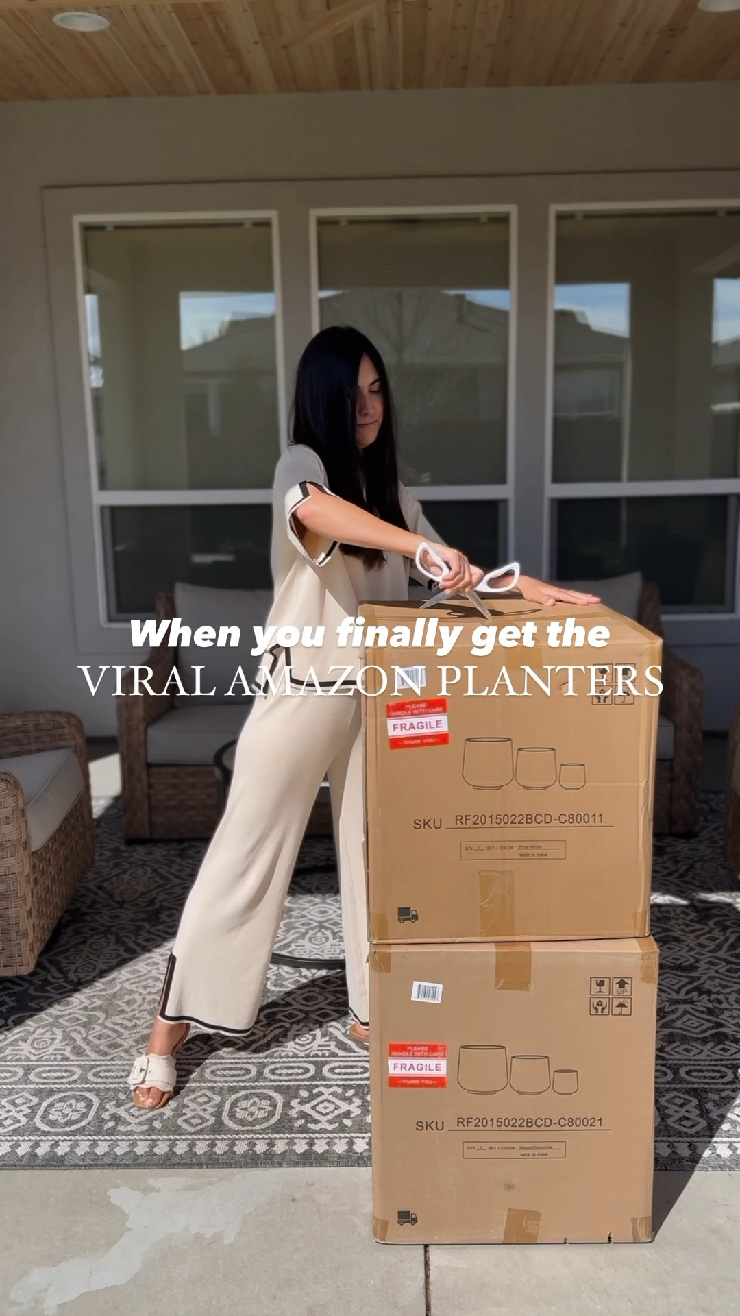 The viral amazon planters are both on sale for $100 for a pack of 3! Such a steal for concrete patio planters! 

#LTKhome #LTKsalealert #LTKSeasonal