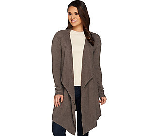 Barefoot Dreams Cozychic Lite Drape FrontCalypso Wrap | QVC