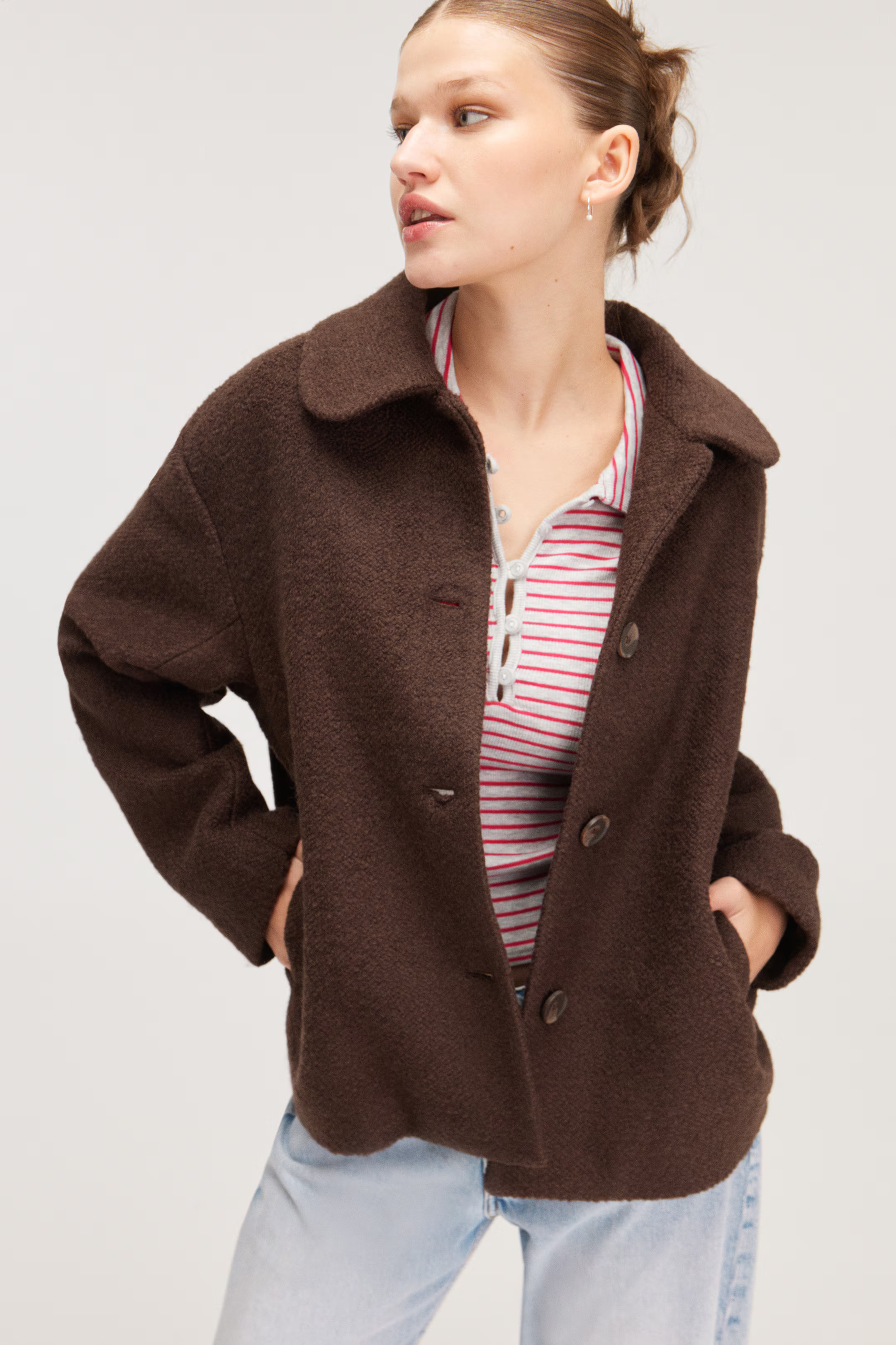 Single-breasted Wool Blend Jacket | H&M (UK, MY, IN, SG, PH, TW, HK)