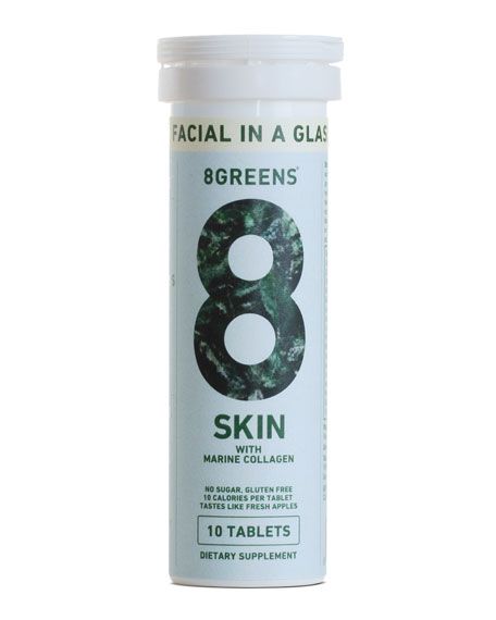 8 Greens Skin Supplement with Marine Collagen, Single Tube | Neiman Marcus