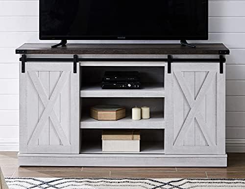EDYO LIVING Farmhouse Sliding Barn Door TV Stand for TV up to 65 Inch Flat Screen Media Console T... | Amazon (US)
