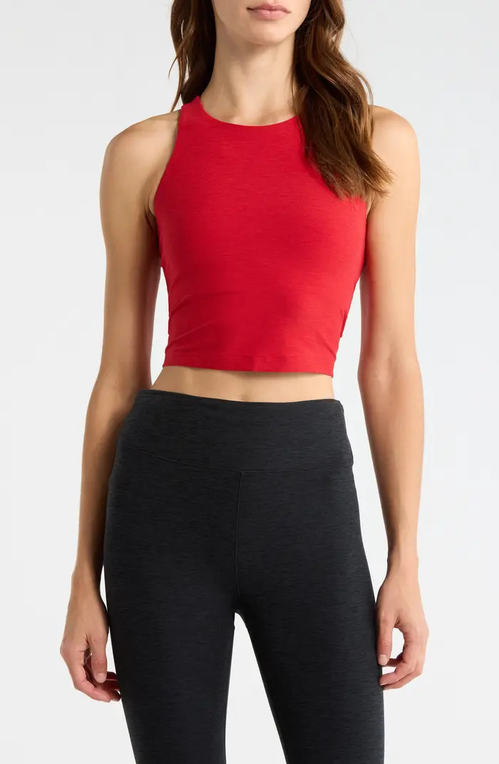 Spacedye Racerback Crop Top | Nordstrom