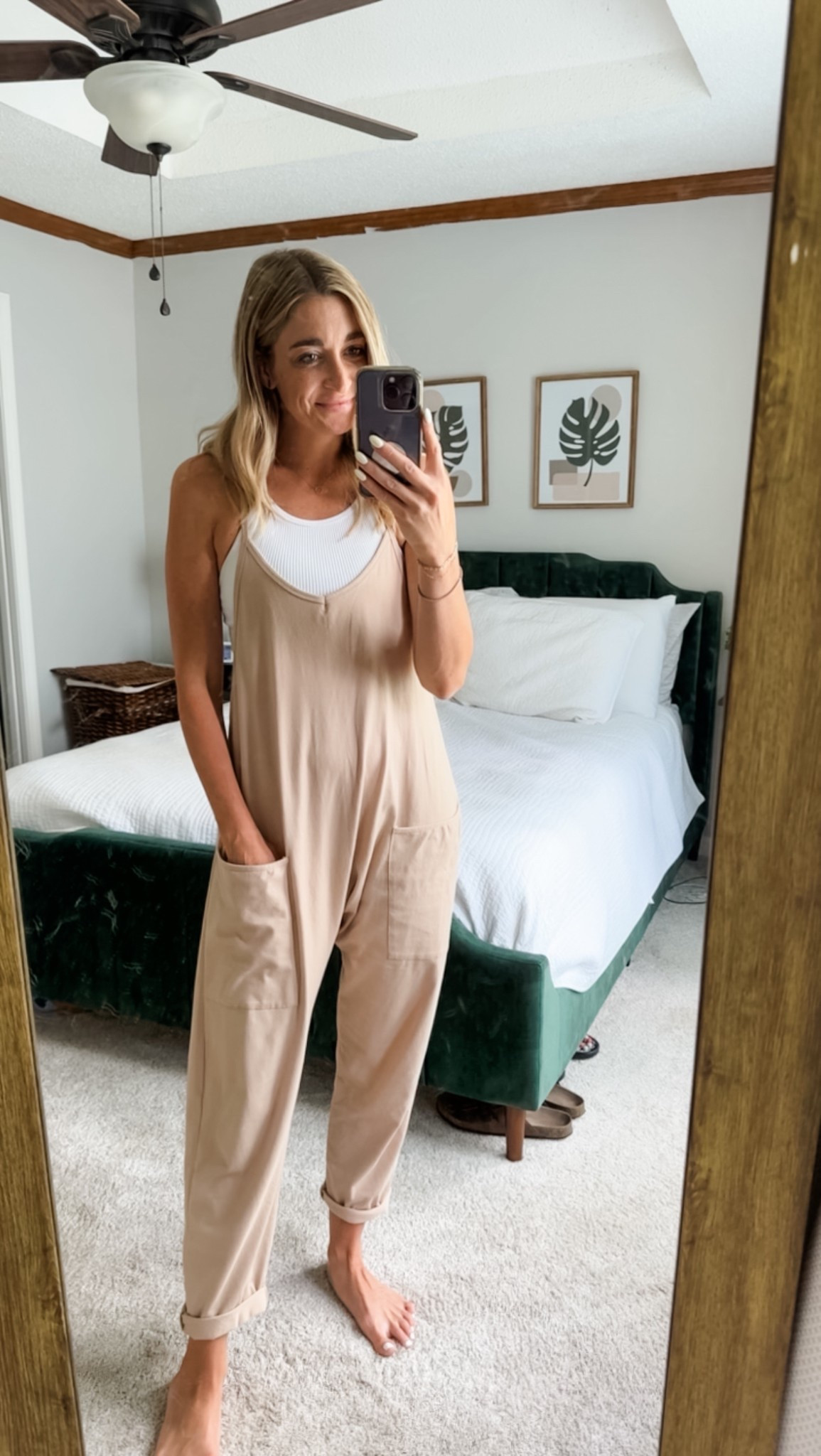 It’s romper season! Love this light weight and cozy romper/ jumpsuit for spring and summer. Runs TTS. 

#LTKFindsUnder50 #LTKSeasonal #LTKStyleTip