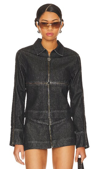 Lux Jacket in Black | Revolve Clothing (Global)