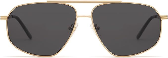 SOJOS Retro Hexagon Aviator Sunglasses for Women Men Trendy Vintage UV400 Protection Shades SJ120... | Amazon (US)