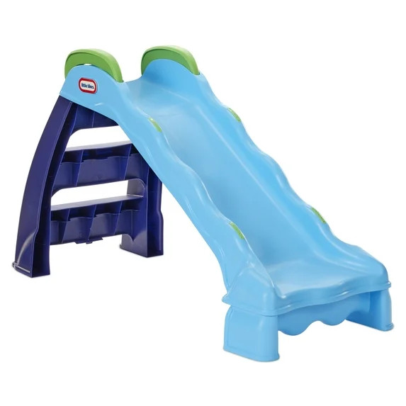 Little Tikes 2-in-1 Outdoor-Indoor Wet or Dry Slide with Easy Storage, Blue, Ages 2 to 6 | Walmart (US)
