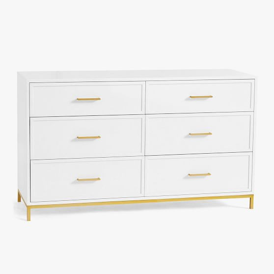 Blaire 6-Drawer Wide Dresser (56w x 19d") | Pottery Barn Teen