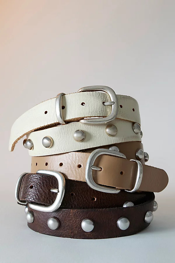 Rhodes Stud Belt at Free People in Mocha Mousse, Size: M/L | Free People (UK)